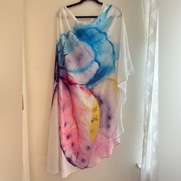 America and Beyond | Rainbow Butterfly One Shoulder Dress - Picture 5 of 12